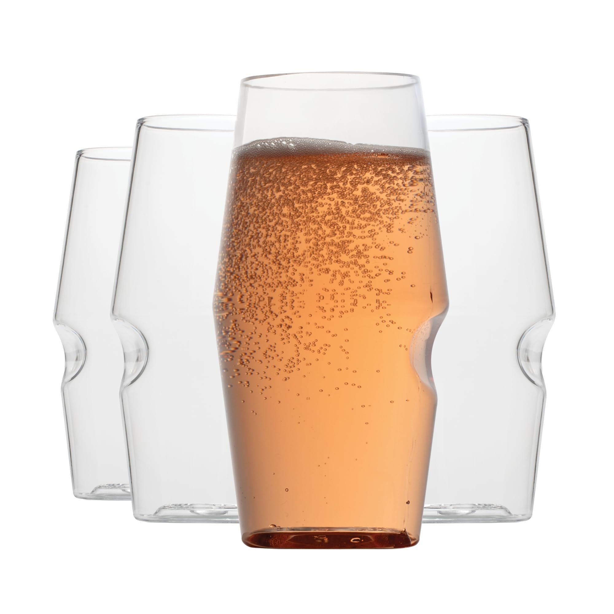 Govino Shatterproof Flexible Champagne Flutes Set of 4