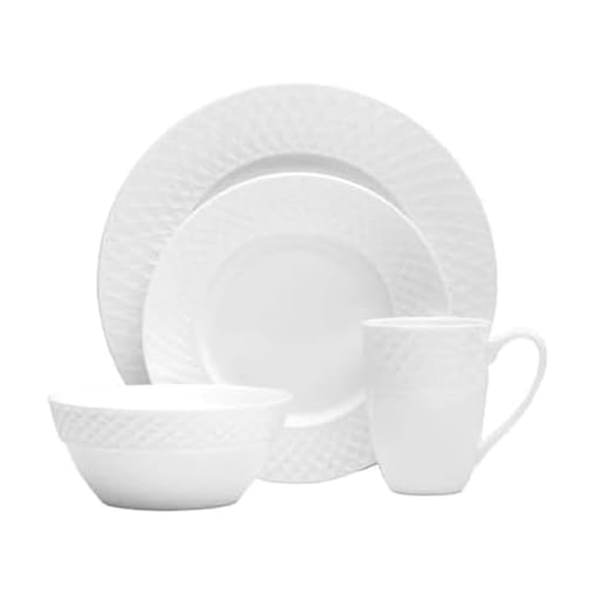 Mikasa Trellis 16-Piece Bone China Dinnerware Set